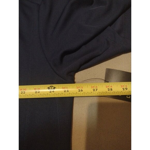 NWT New Nike Dri Fit Short Sleeve Polo Shirt Golf 2XL Navy Blue Polyester - Picture 12 of 13